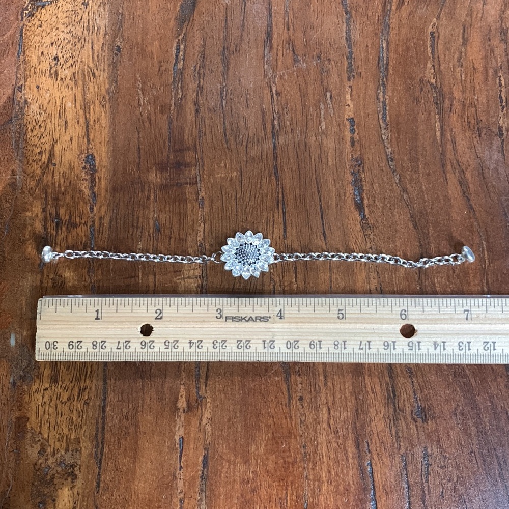 Sunflower Rhinestone Bracelet - Picture 4 of 5